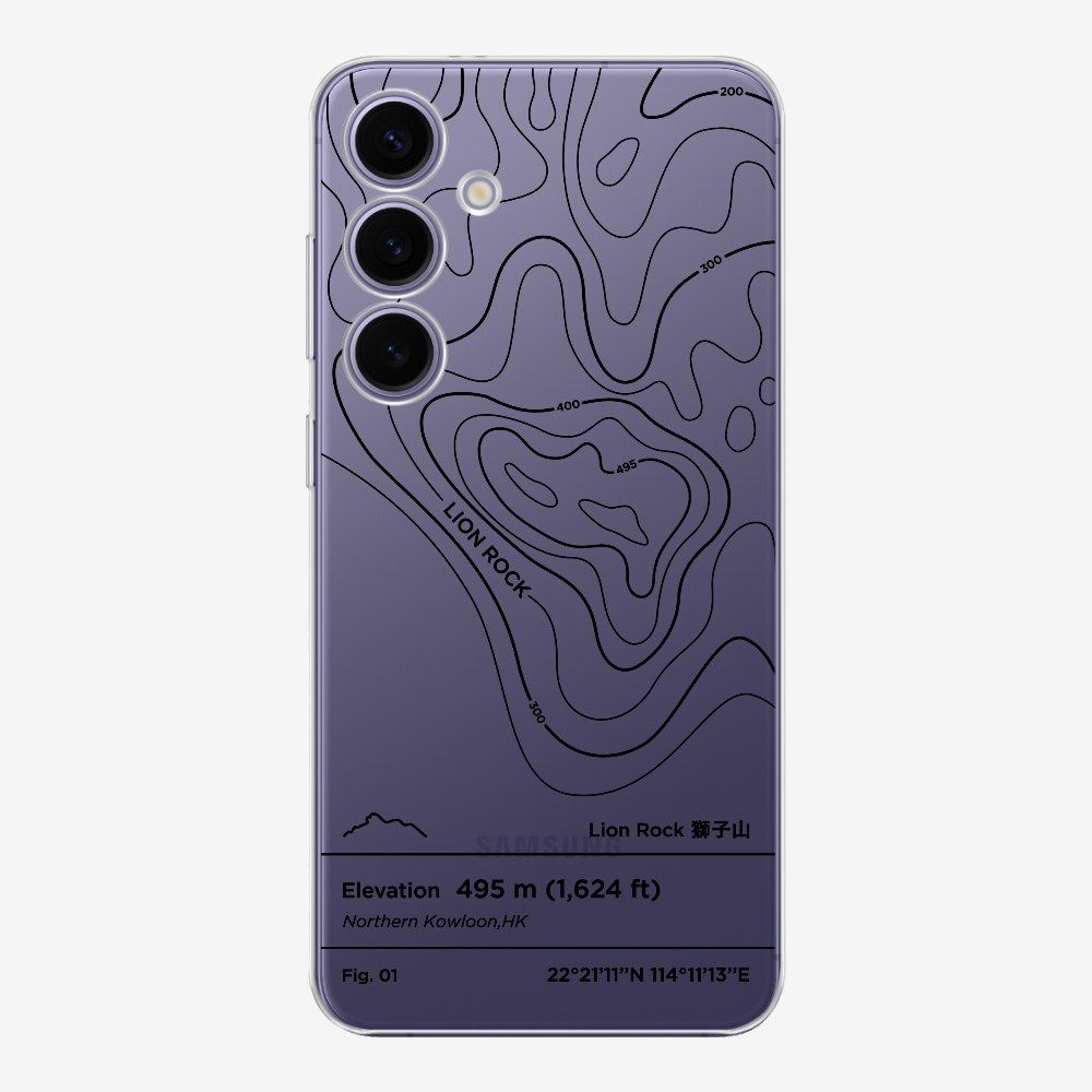 Lionrock Contour (Black) Phone Case