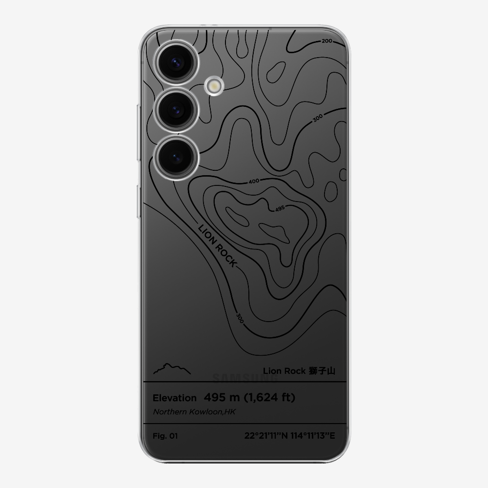 Lionrock Contour (Black) Phone Case