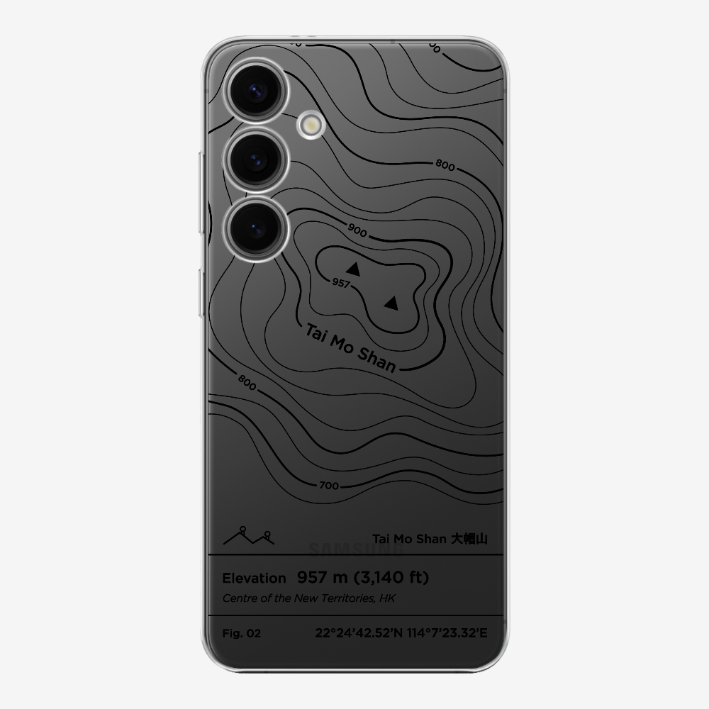 TaiMoShan Contour (Black) Phone Case