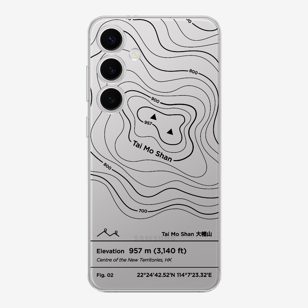 TaiMoShan Contour (Black) Phone Case