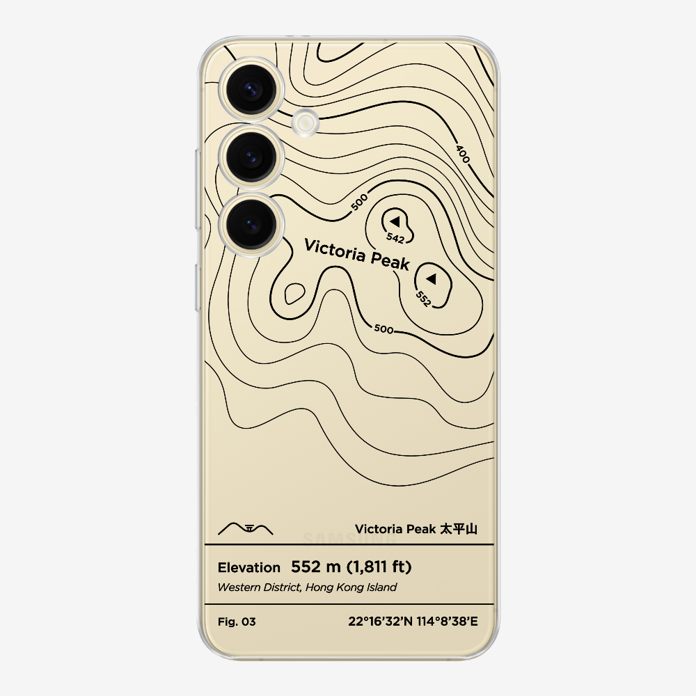 VictorialPeak Contour (Black) Phone Case