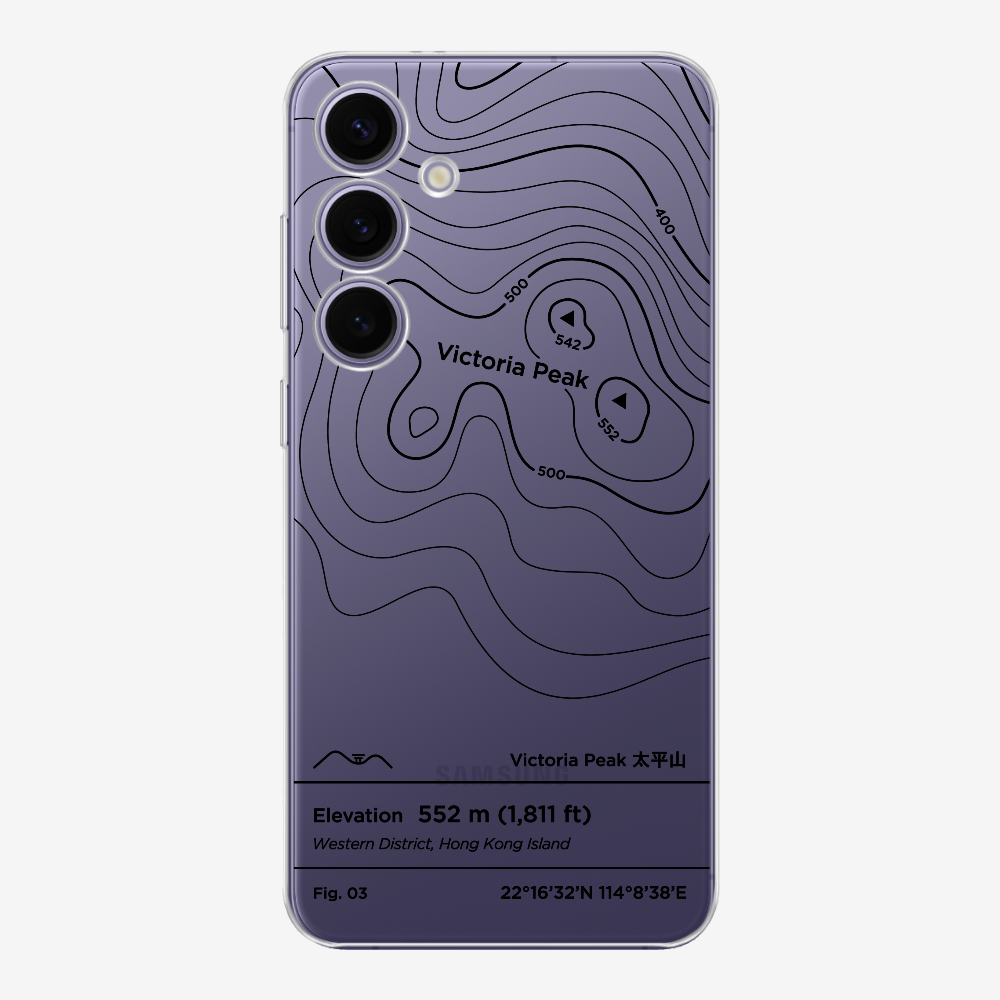 VictorialPeak Contour (Black) Phone Case