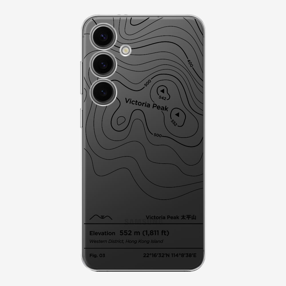 VictorialPeak Contour (Black) Phone Case