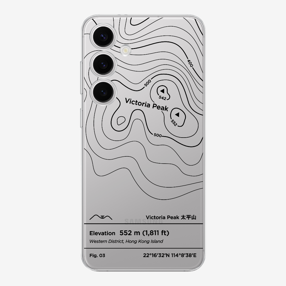 VictorialPeak Contour (Black) Phone Case