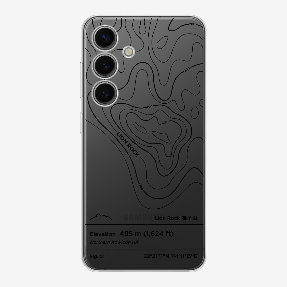 Lionrock Contour (Black) Phone Case