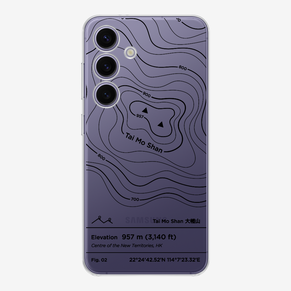 TaiMoShan Contour (Black) Phone Case