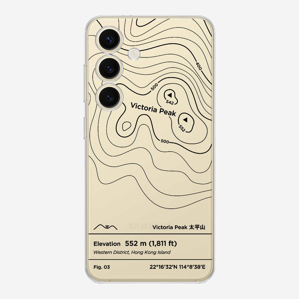 VictorialPeak Contour (Black) Phone Case