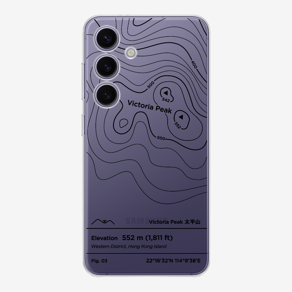 VictorialPeak Contour (Black) Phone Case