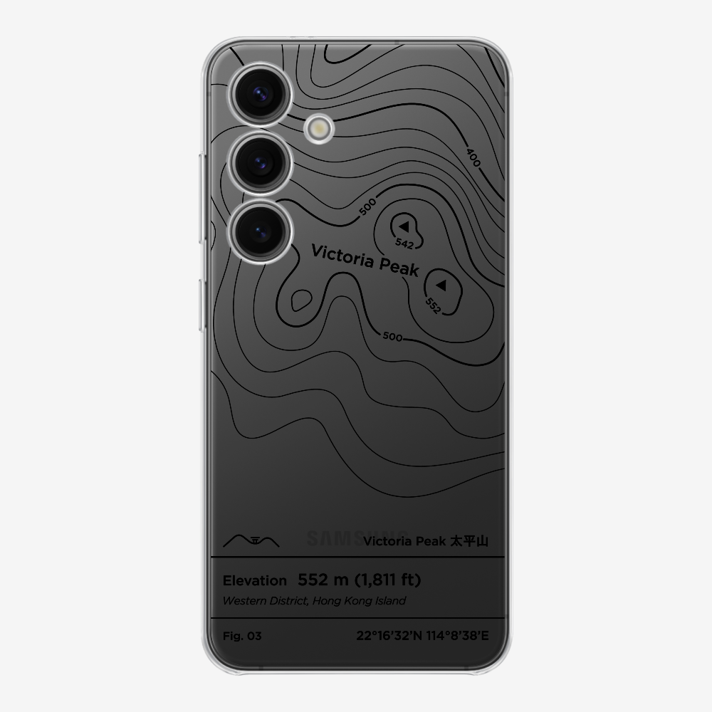 VictorialPeak Contour (Black) Phone Case