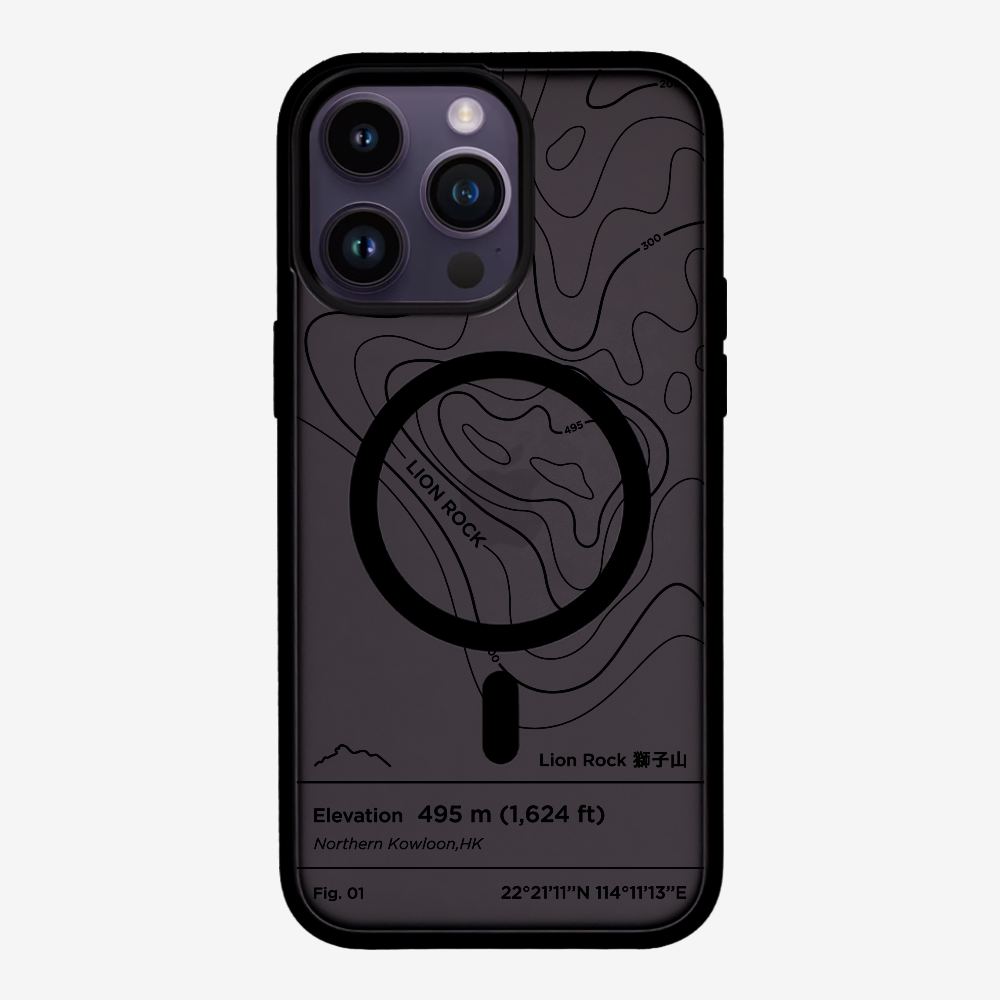 Lionrock Contour (Black) Phone Case