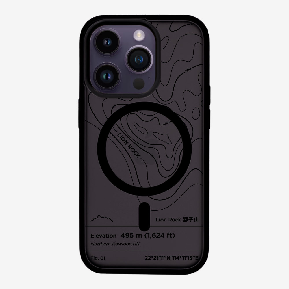 Lionrock Contour (Black) Phone Case