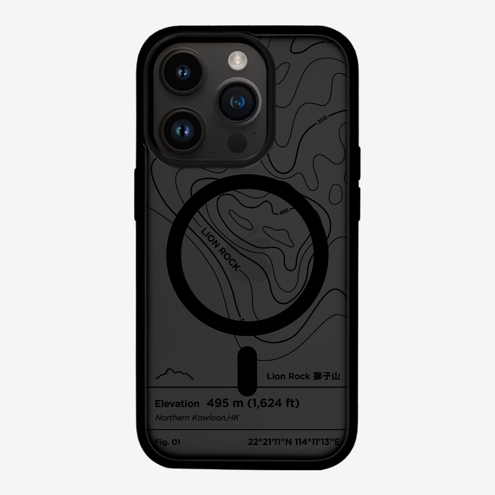 Lionrock Contour (Black) Phone Case