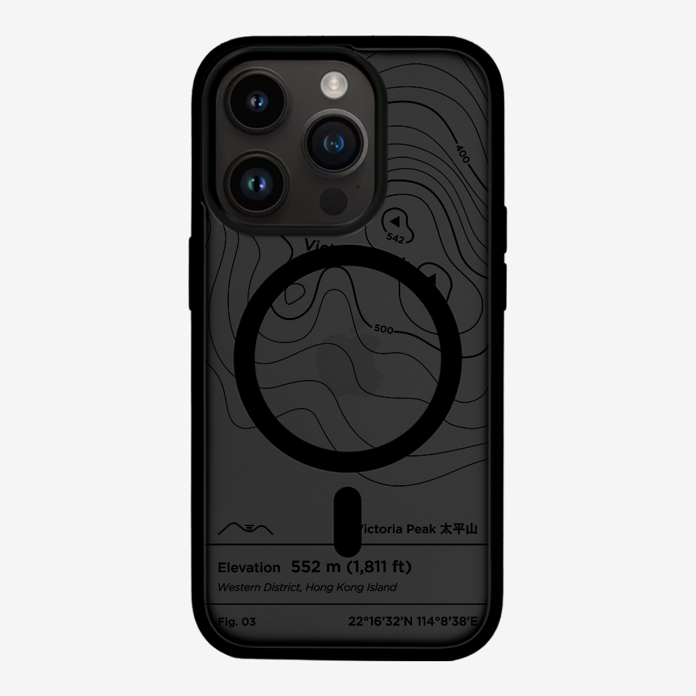 VictorialPeak Contour (Black) Phone Case