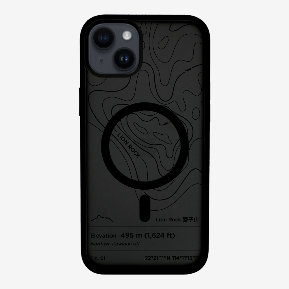 Lionrock Contour (Black) Phone Case