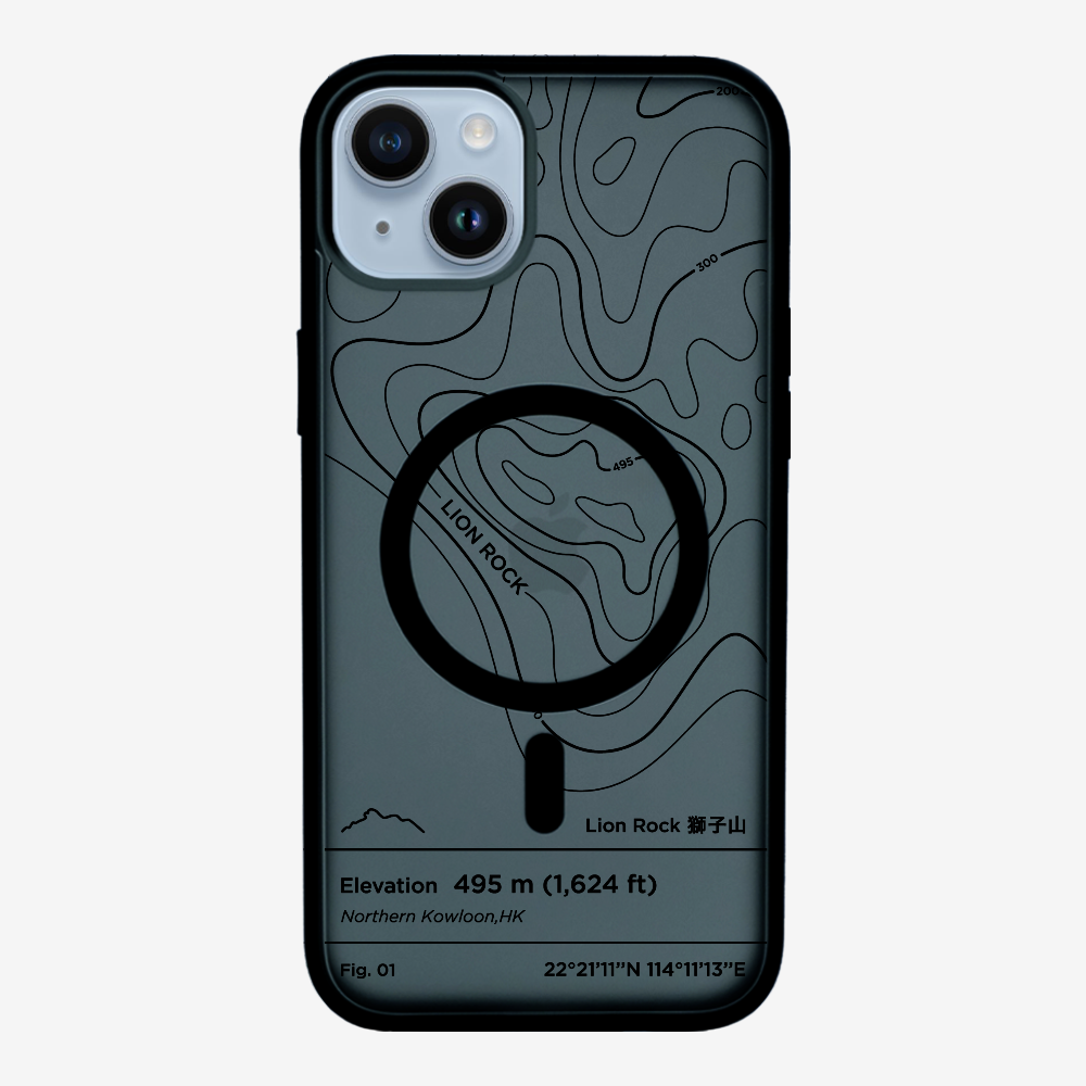 Lionrock Contour (Black) Phone Case