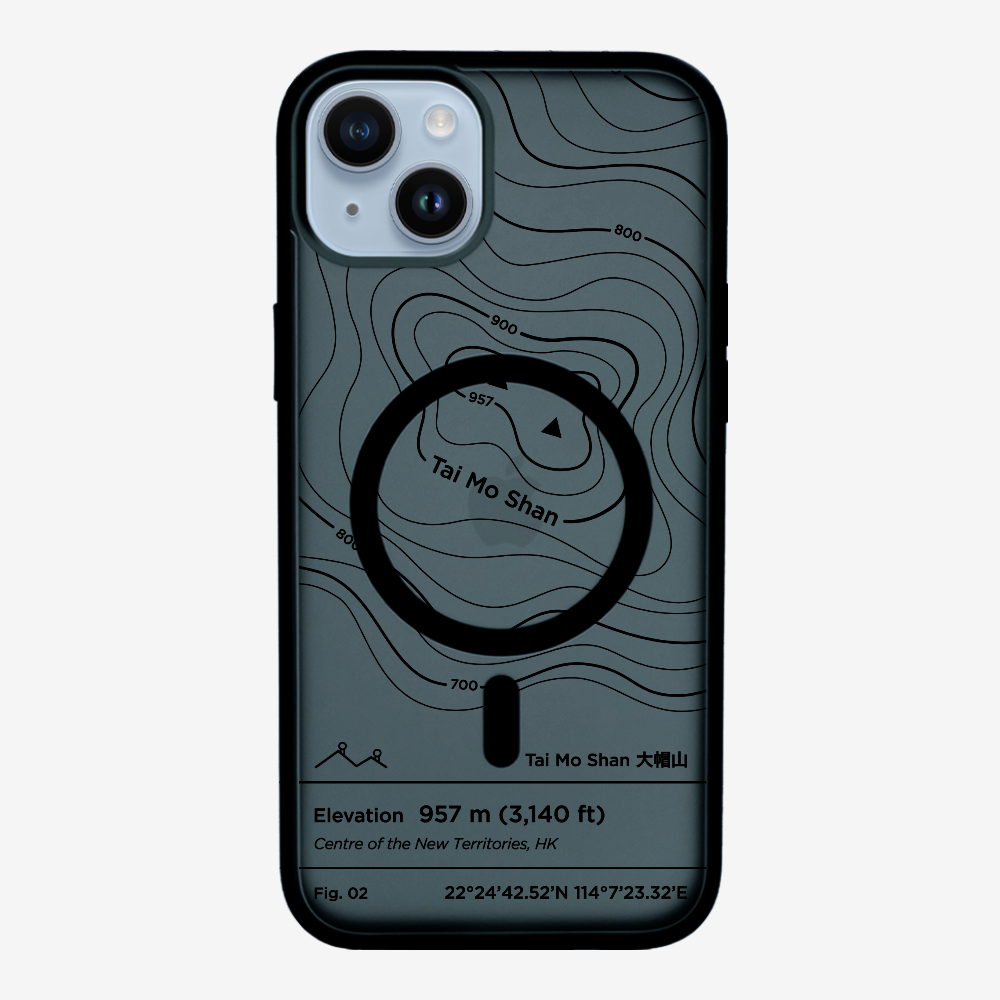 TaiMoShan Contour (Black) Phone Case