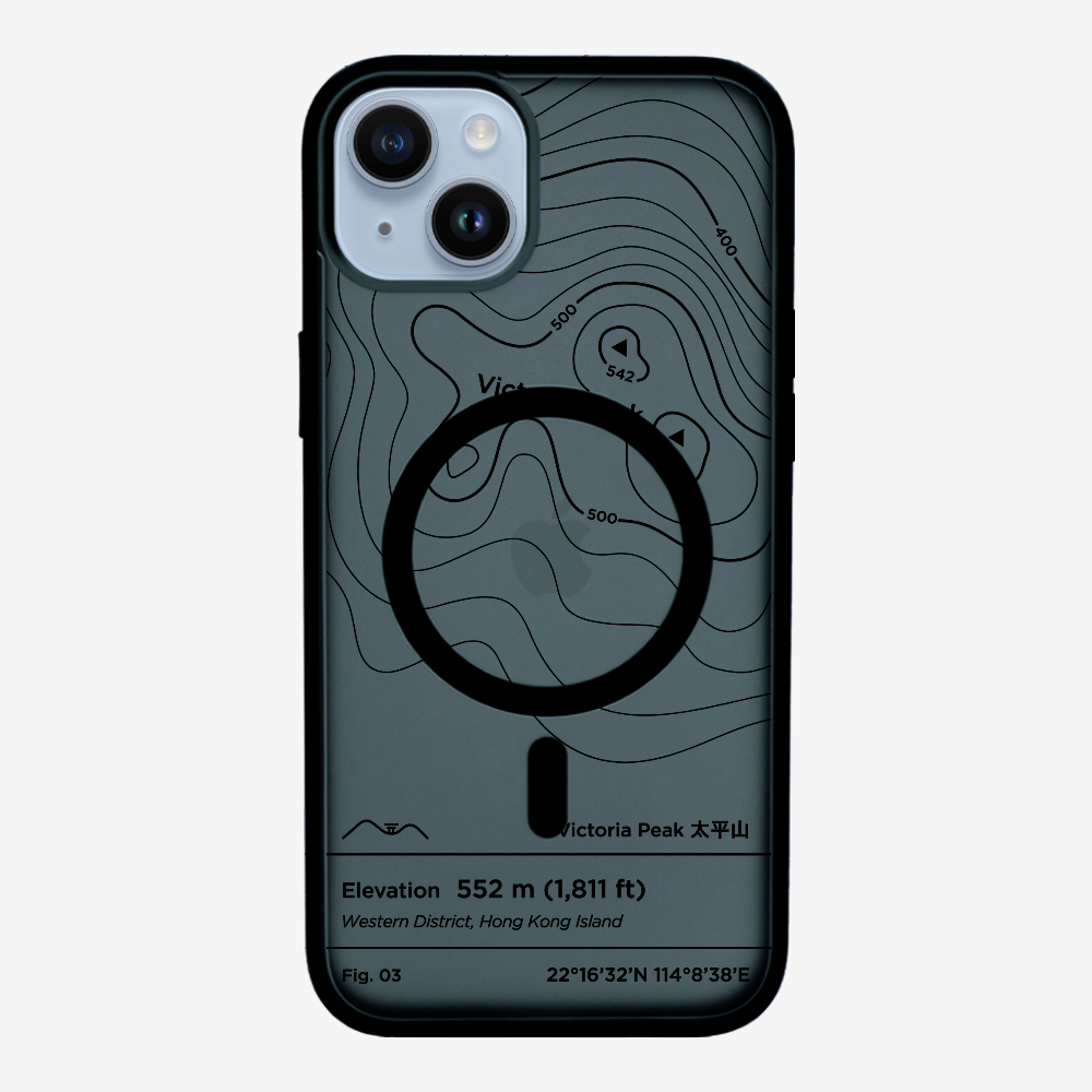 VictorialPeak Contour (Black) Phone Case