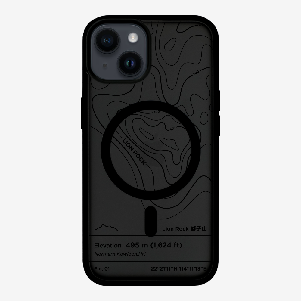 Lionrock Contour (Black) Phone Case