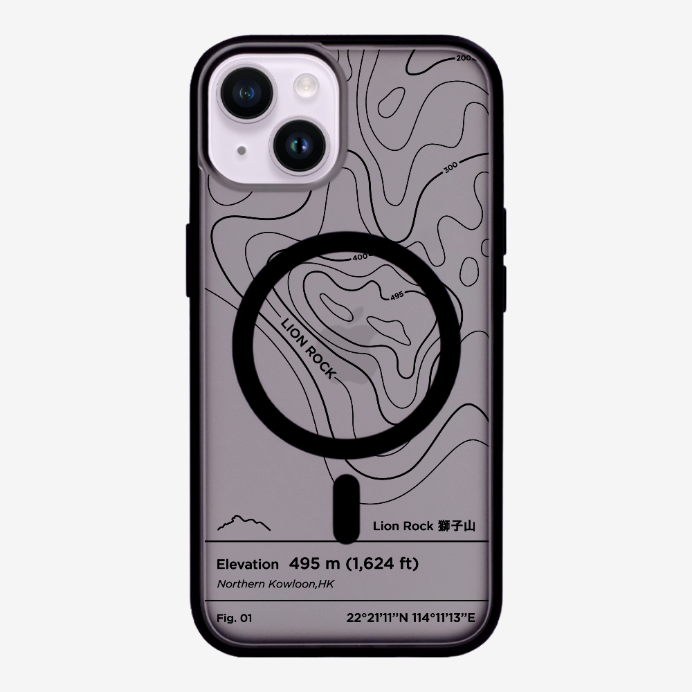 Lionrock Contour (Black) Phone Case