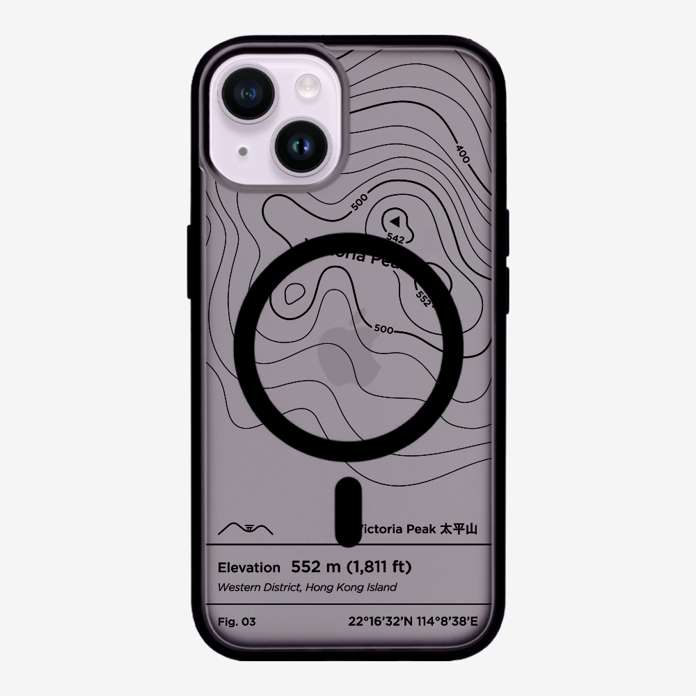 VictorialPeak Contour (Black) Phone Case