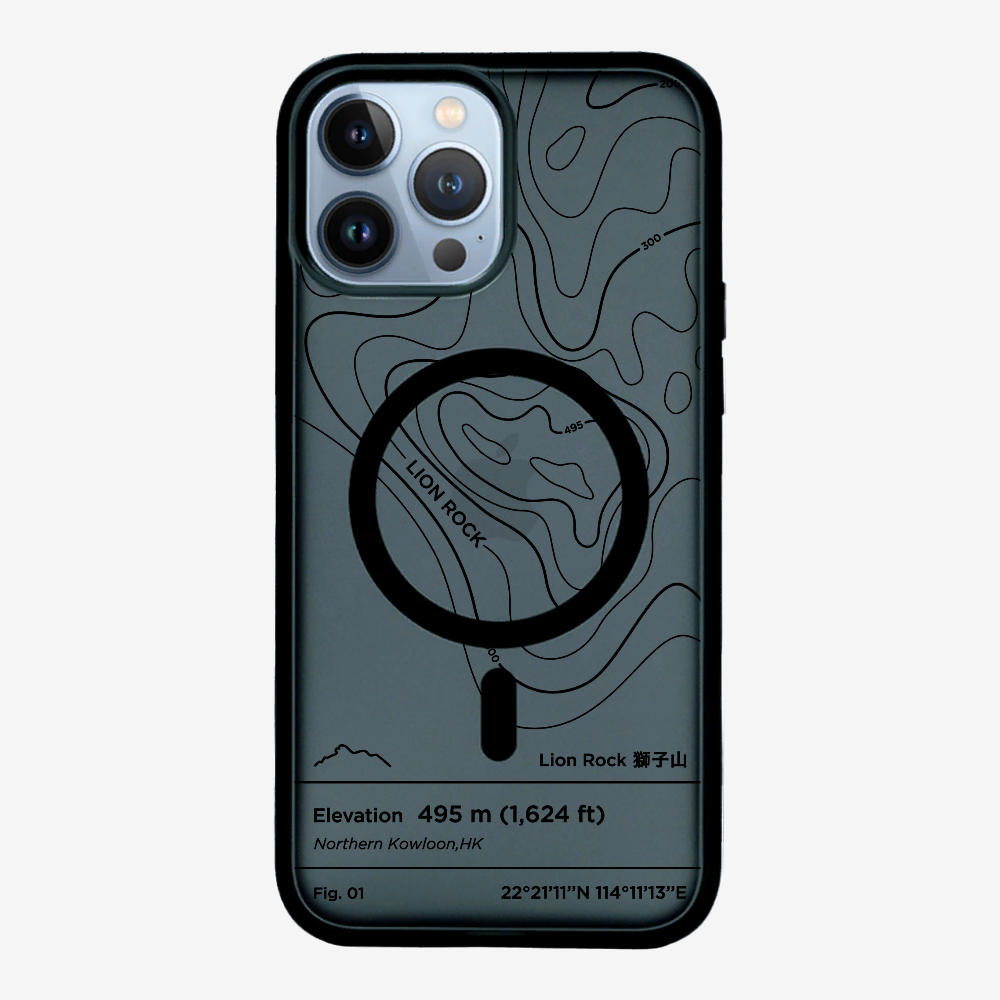 Lionrock Contour (Black) Phone Case