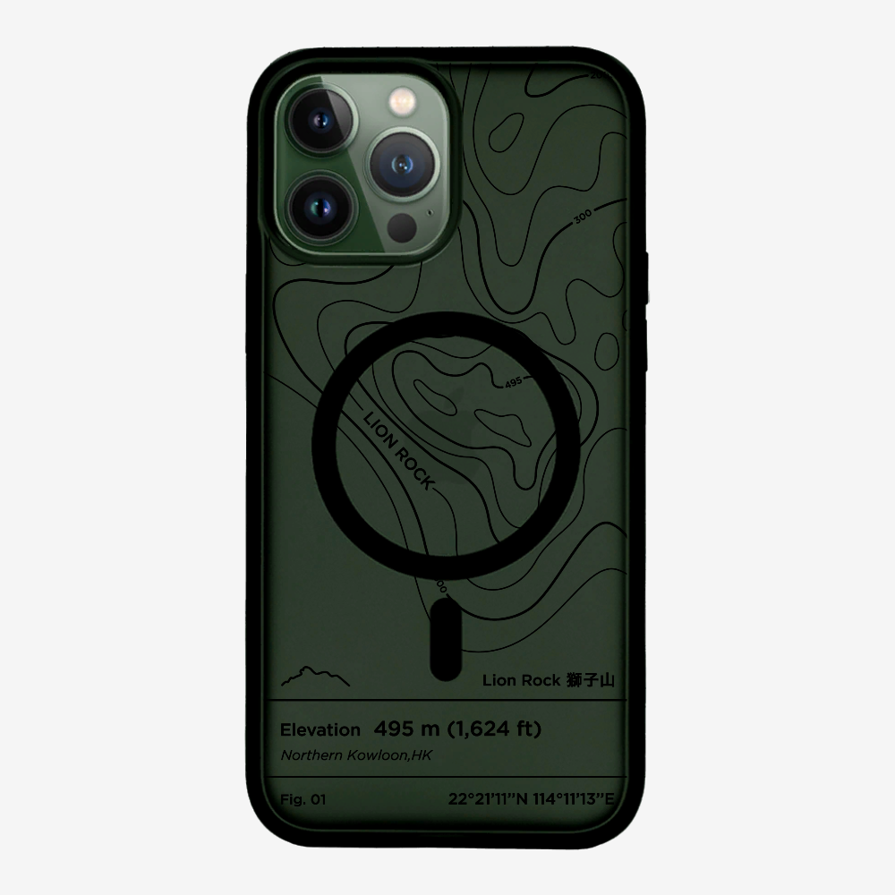 Lionrock Contour (Black) Phone Case