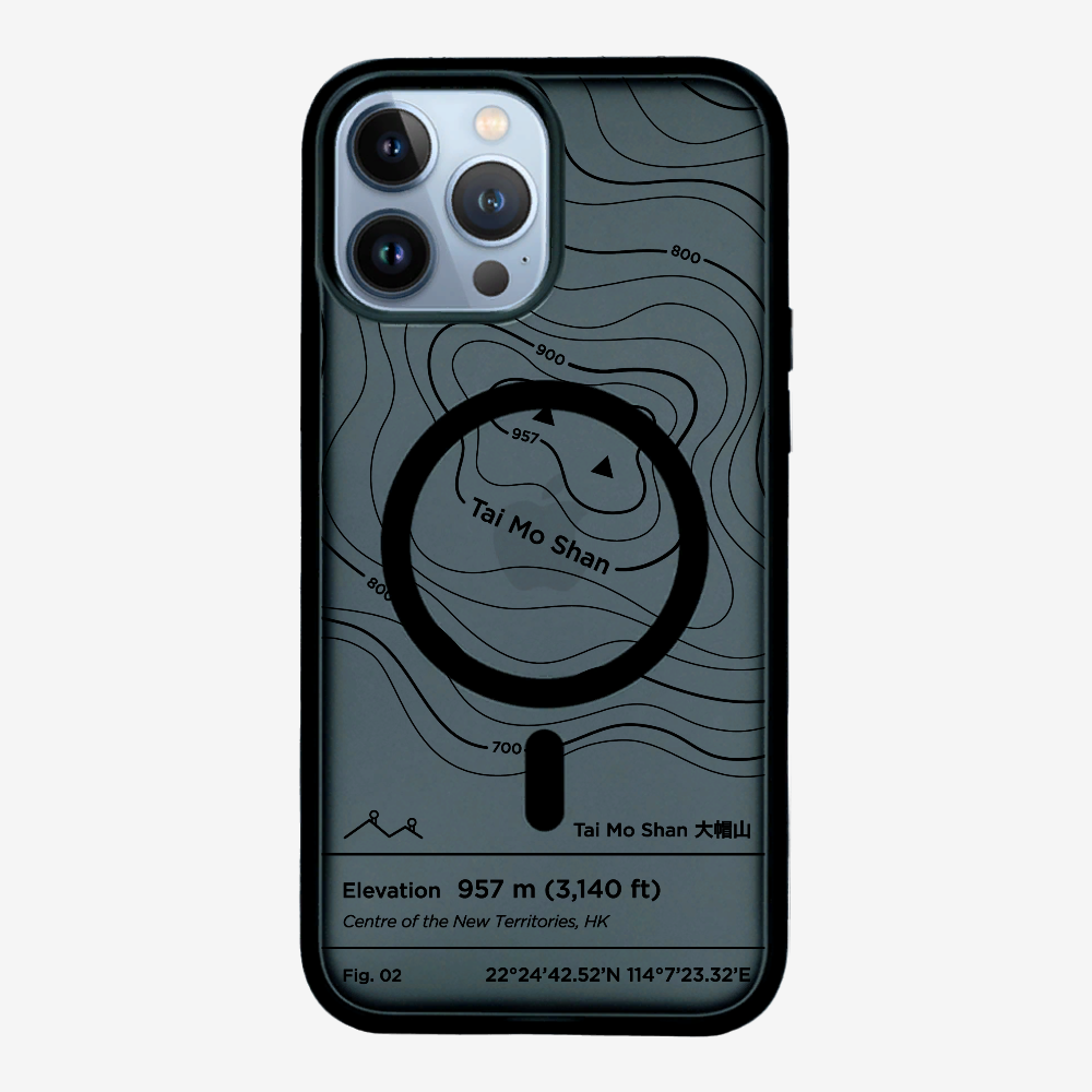 TaiMoShan Contour (Black) Phone Case