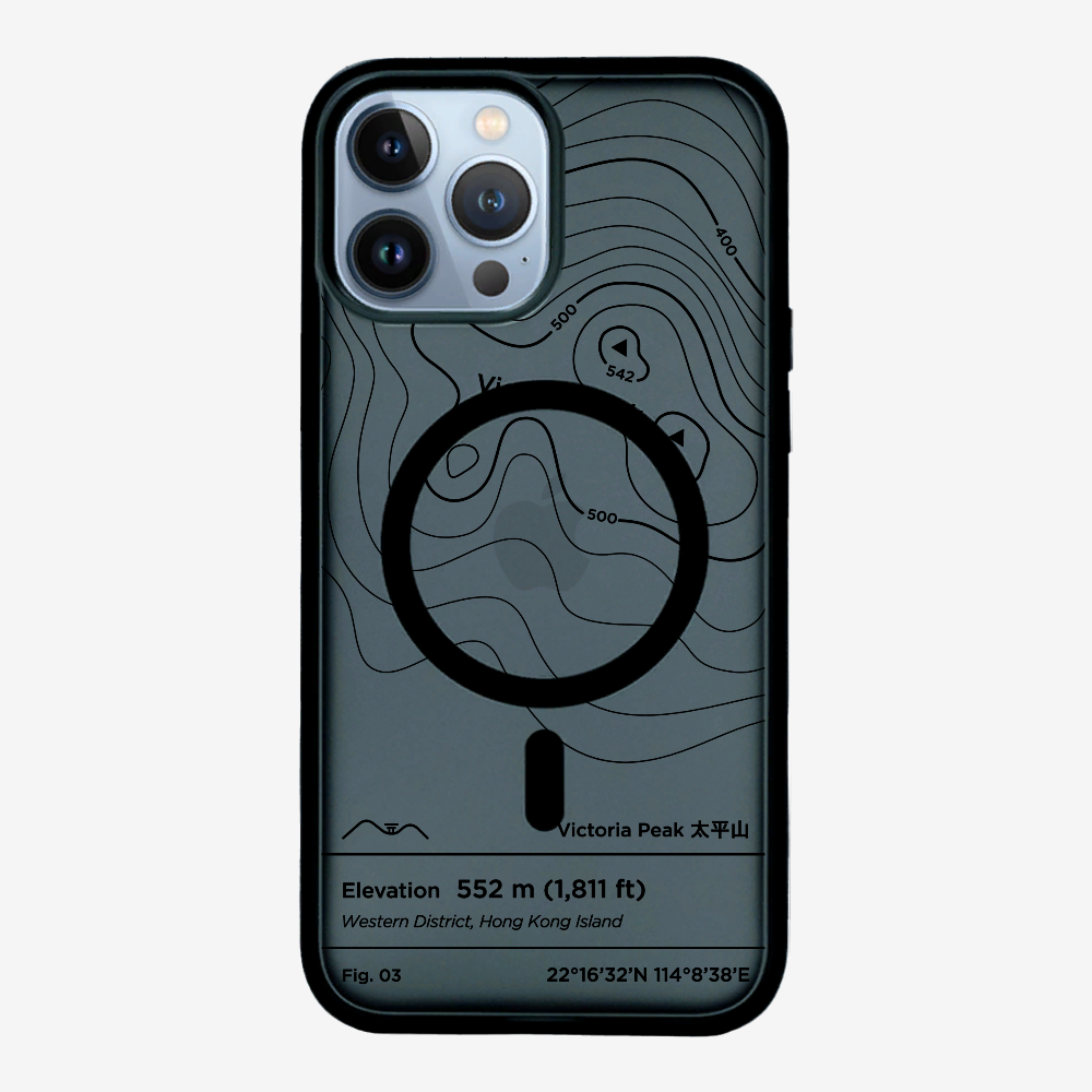 VictorialPeak Contour (Black) Phone Case