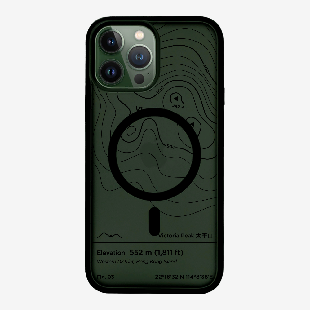 VictorialPeak Contour (Black) Phone Case