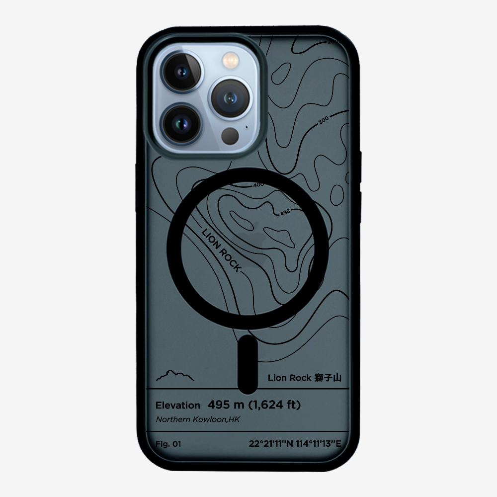 Lionrock Contour (Black) Phone Case