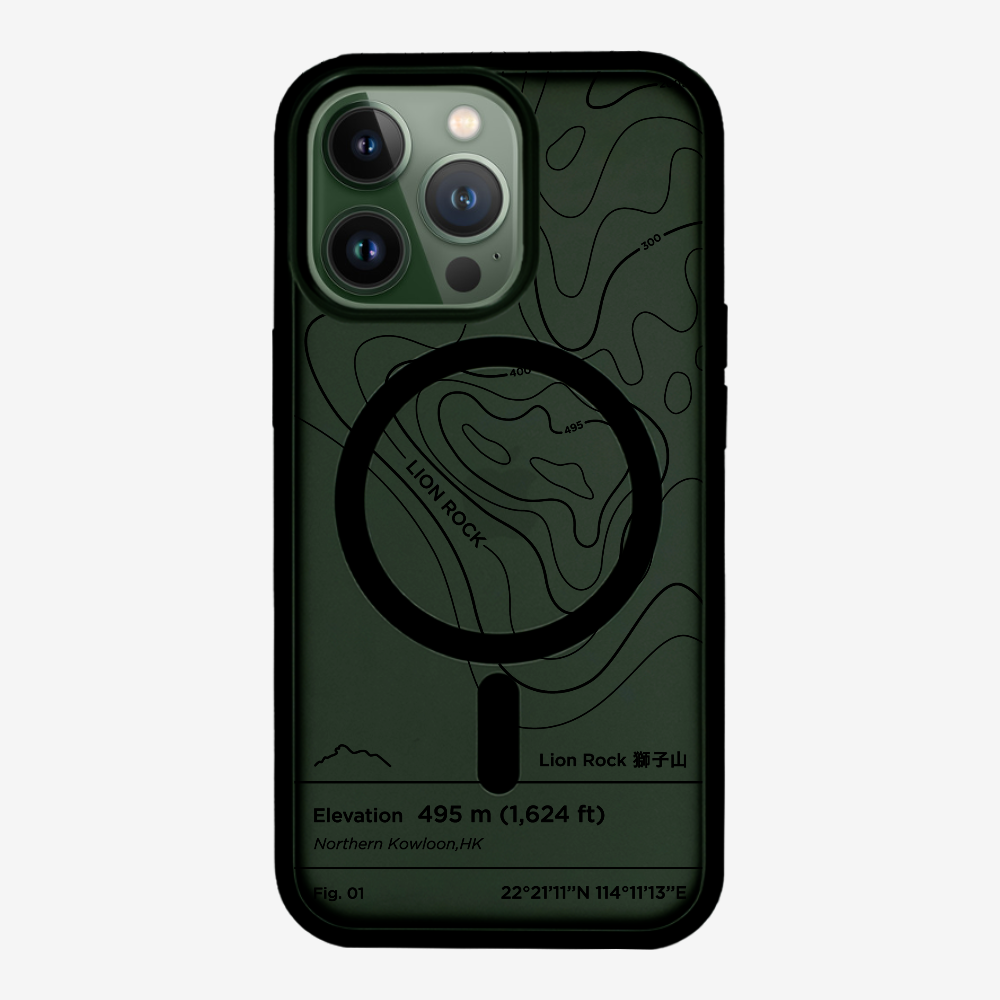 Lionrock Contour (Black) Phone Case