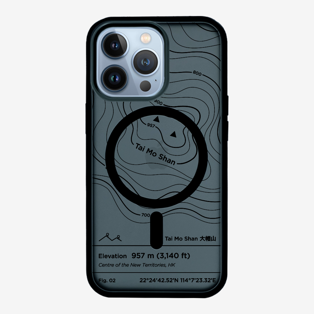 TaiMoShan Contour (Black) Phone Case