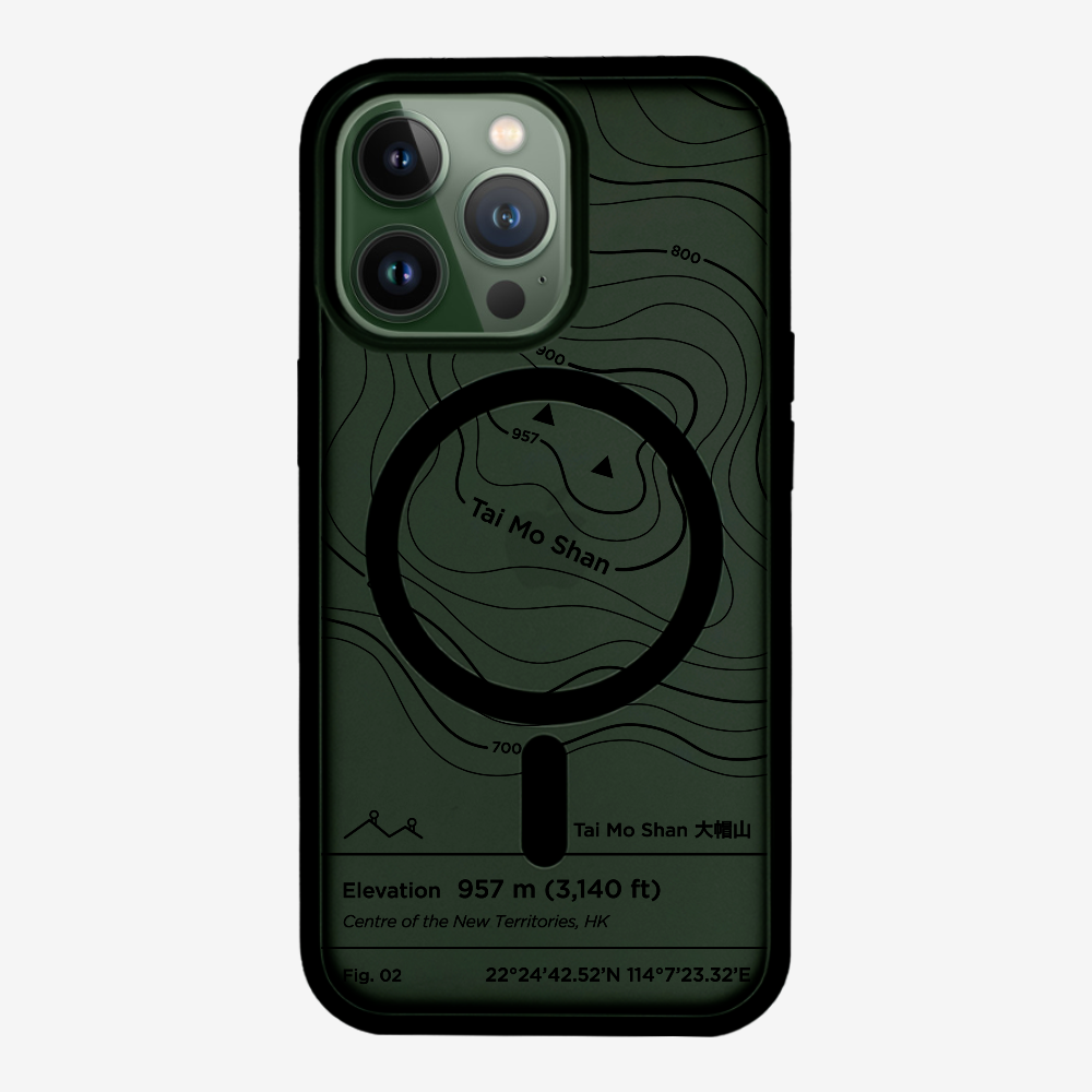 TaiMoShan Contour (Black) Phone Case