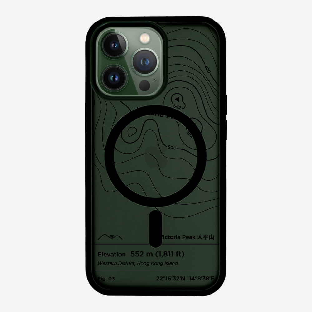 VictorialPeak Contour (Black) Phone Case