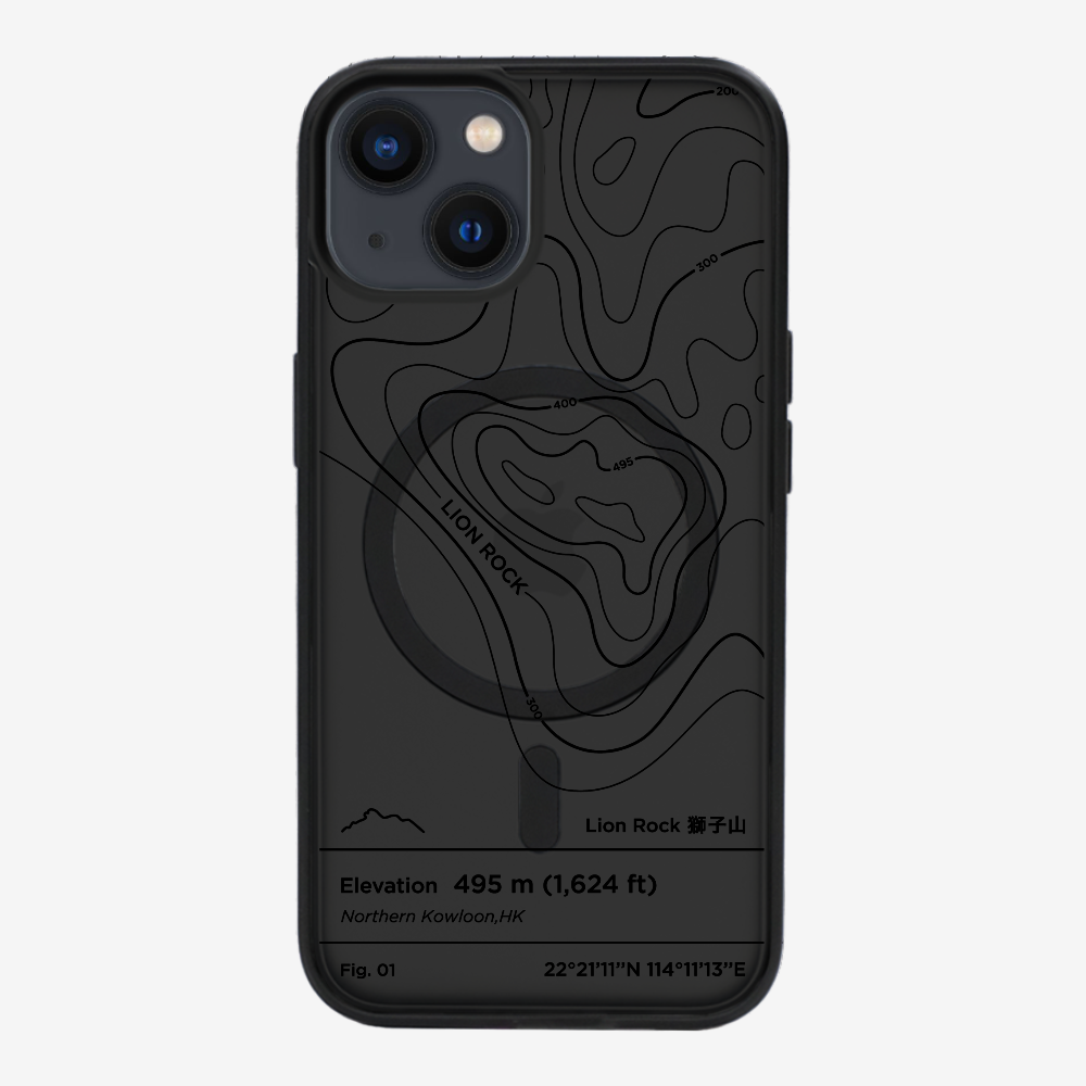 Lionrock Contour (Black) Phone Case