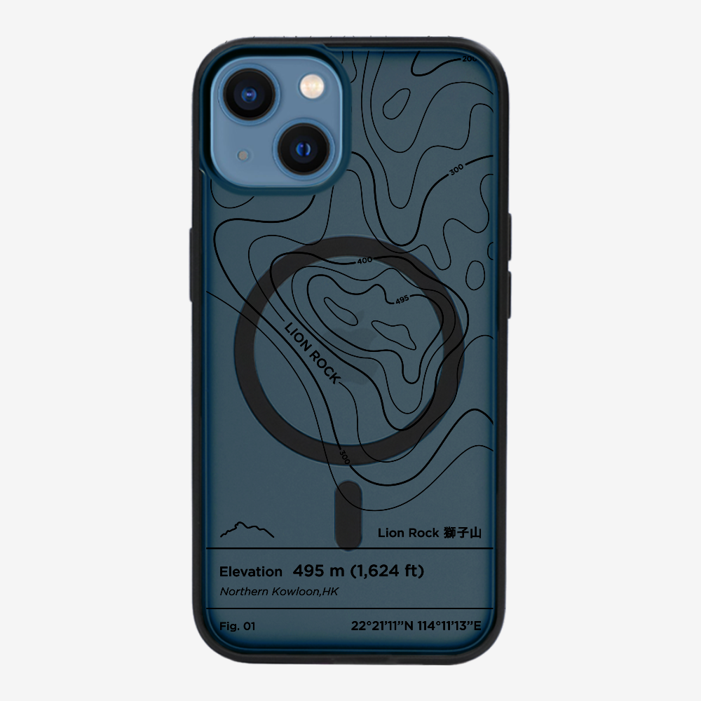 Lionrock Contour (Black) Phone Case