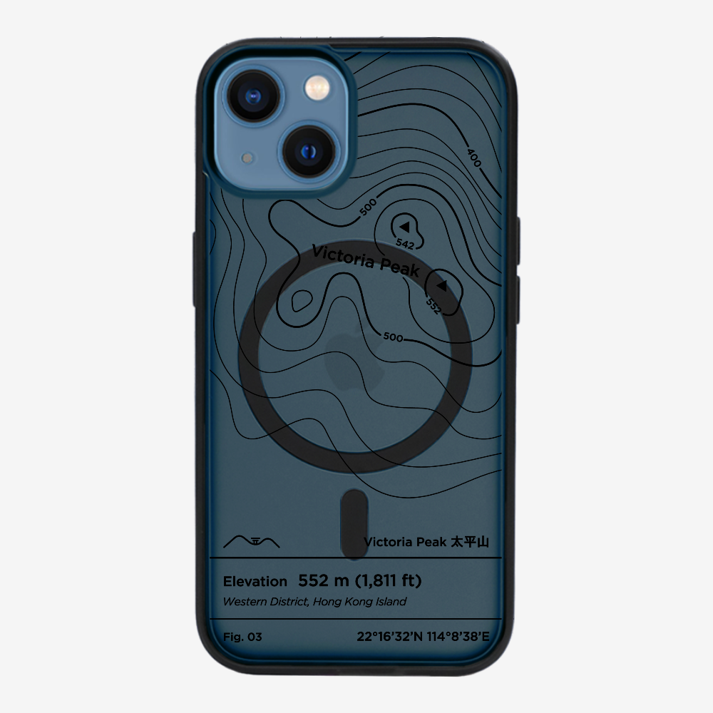 VictorialPeak Contour (Black) Phone Case