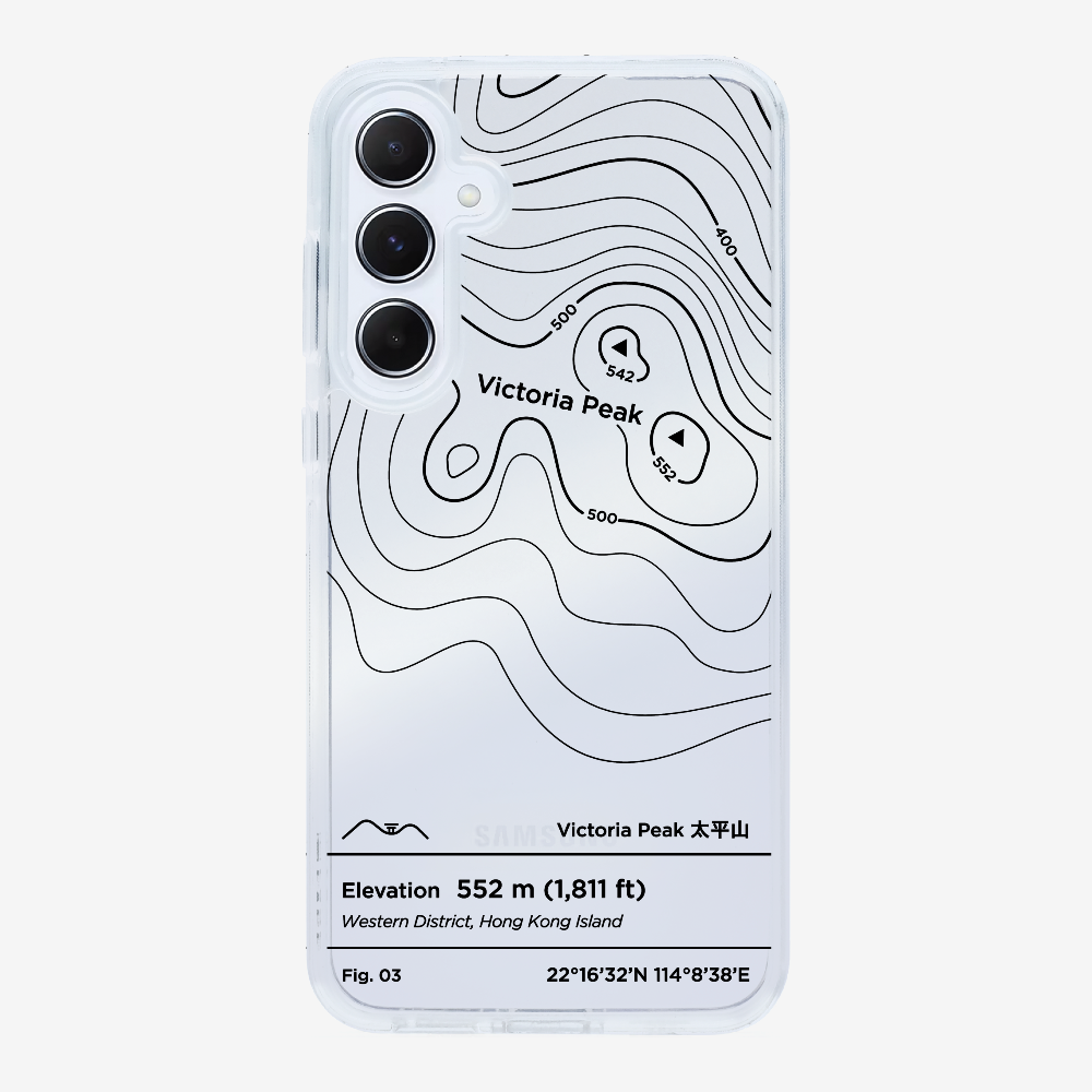 VictorialPeak Contour (Black) Phone Case