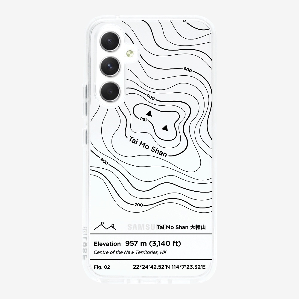 TaiMoShan Contour (Black) Phone Case