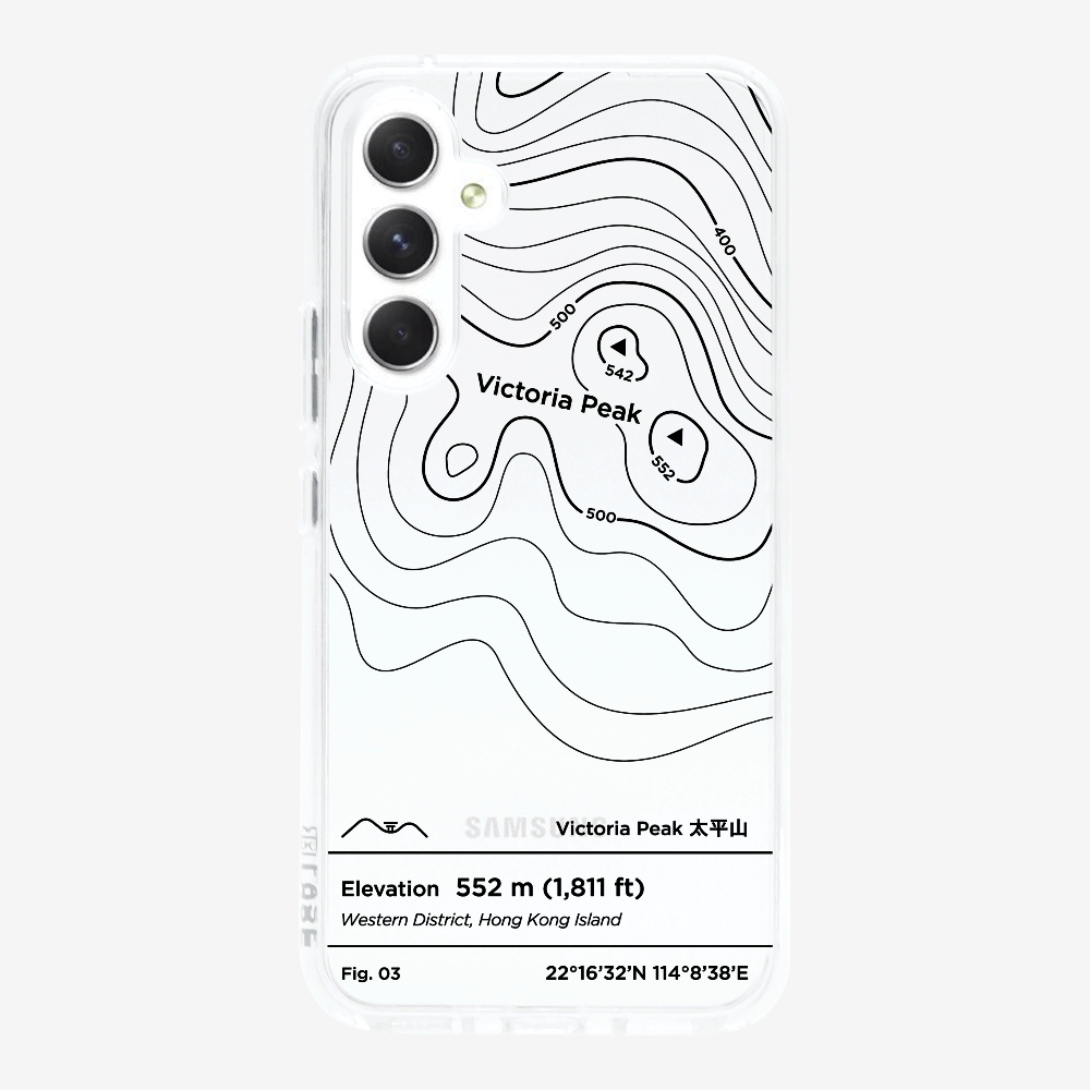 VictorialPeak Contour (Black) Phone Case