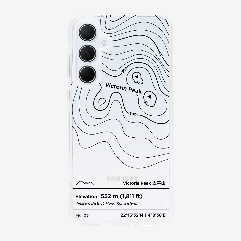 VictorialPeak Contour (Black) Phone Case