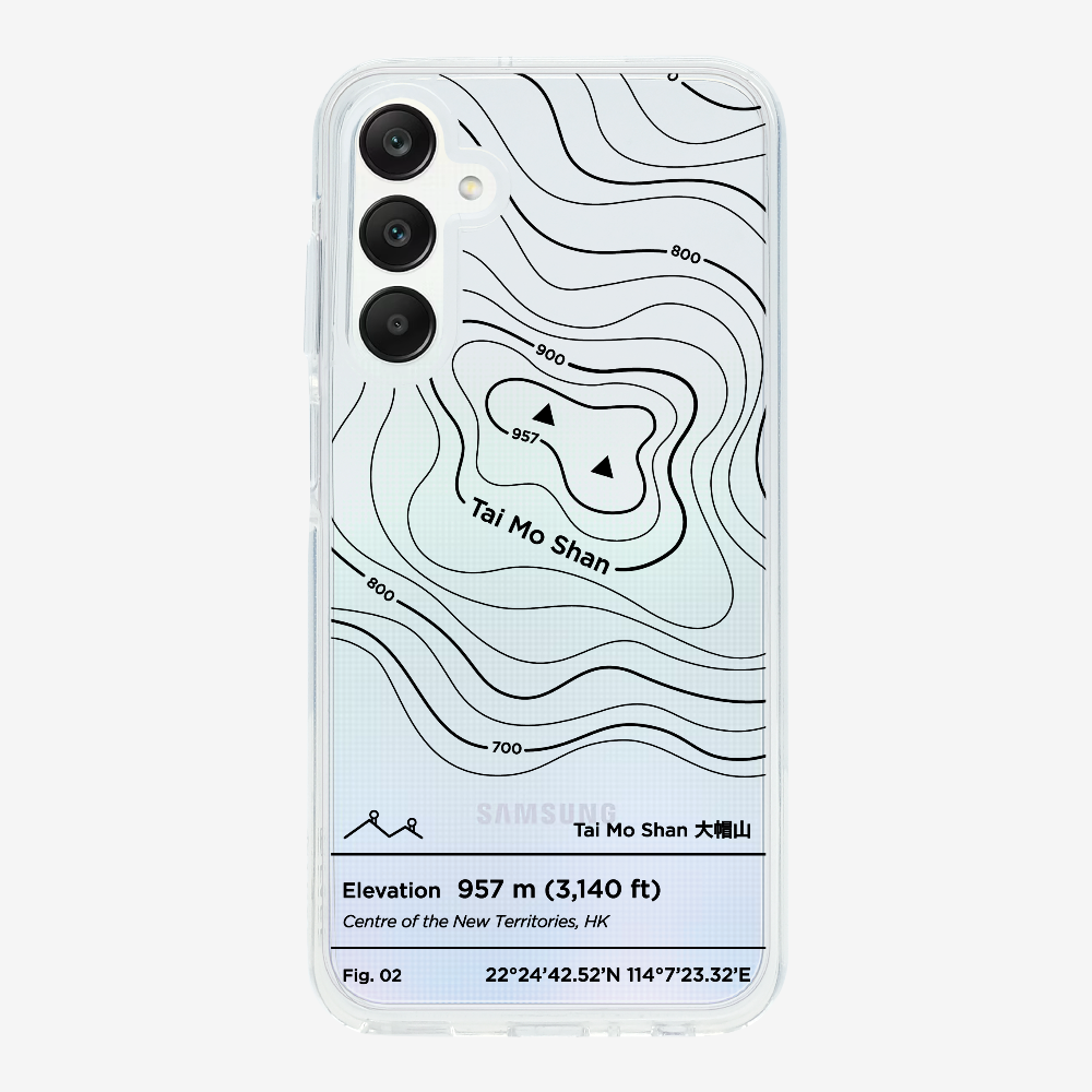 TaiMoShan Contour (Black) Phone Case