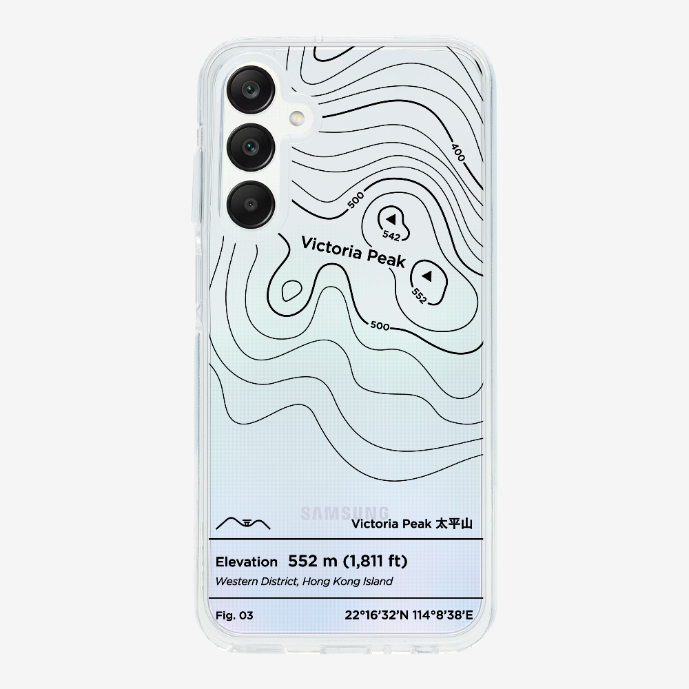 VictorialPeak Contour (Black) Phone Case