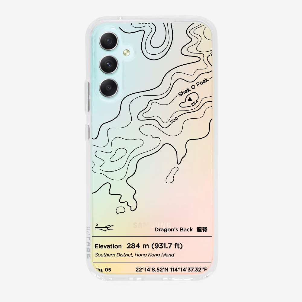 DragonsBack Contour (Black) Phone Case