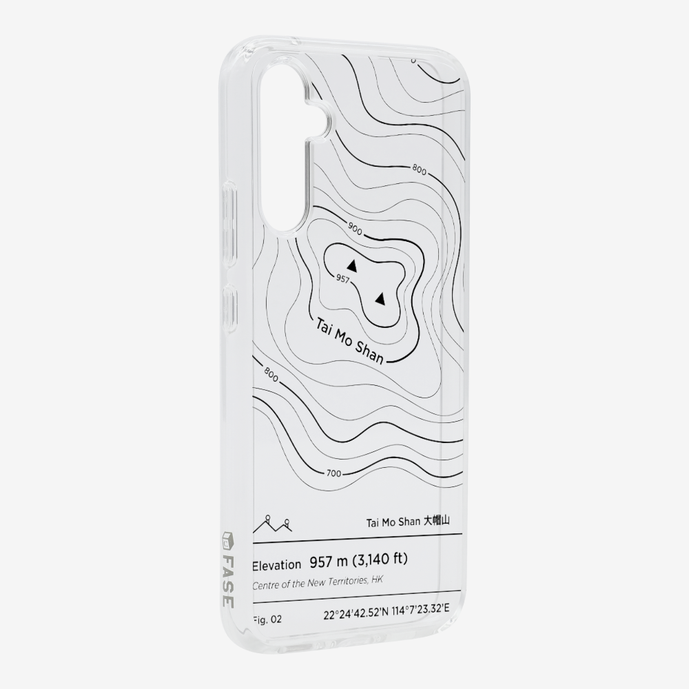 TaiMoShan Contour (Black) Phone Case