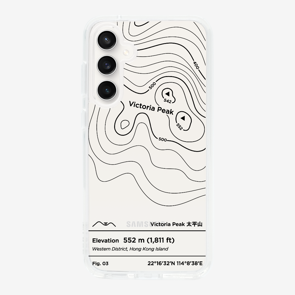 VictorialPeak Contour (Black) Phone Case