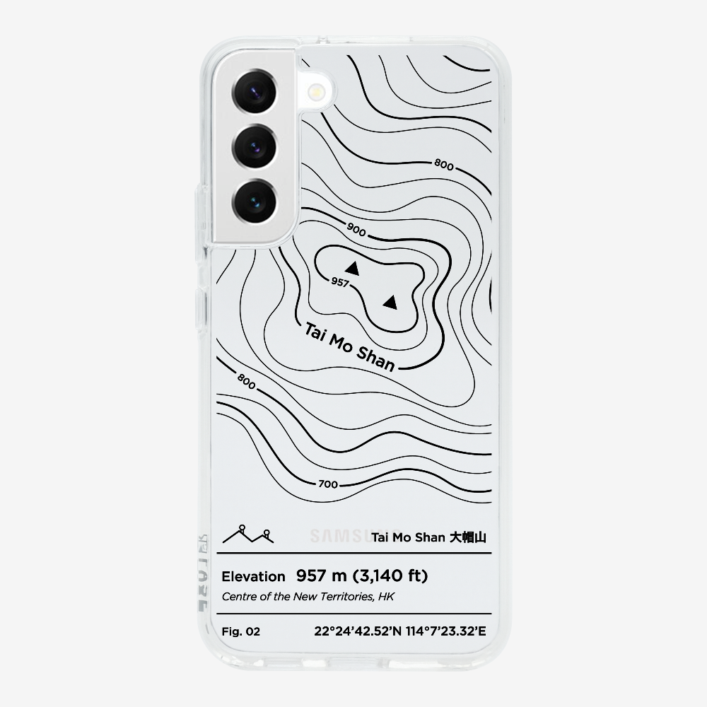 TaiMoShan Contour (Black) Phone Case