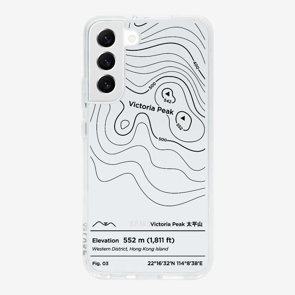 VictorialPeak Contour (Black) Phone Case