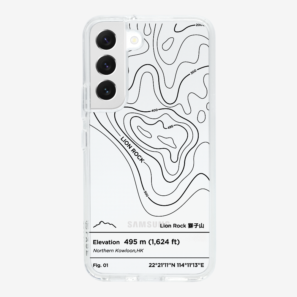 Lionrock Contour (Black) Phone Case