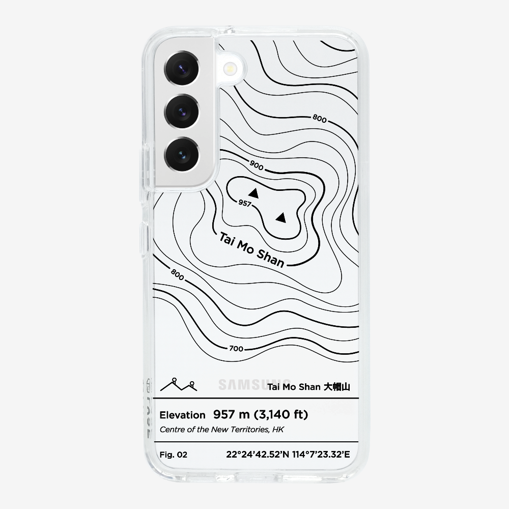 TaiMoShan Contour (Black) Phone Case